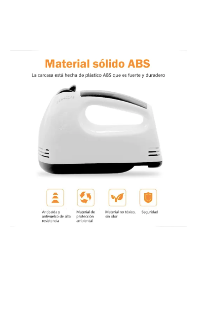 Foto 3 pulgar | Batidora Electrica De Mano Xtellar 7 Velocidades Cocina Reposteria Blanco