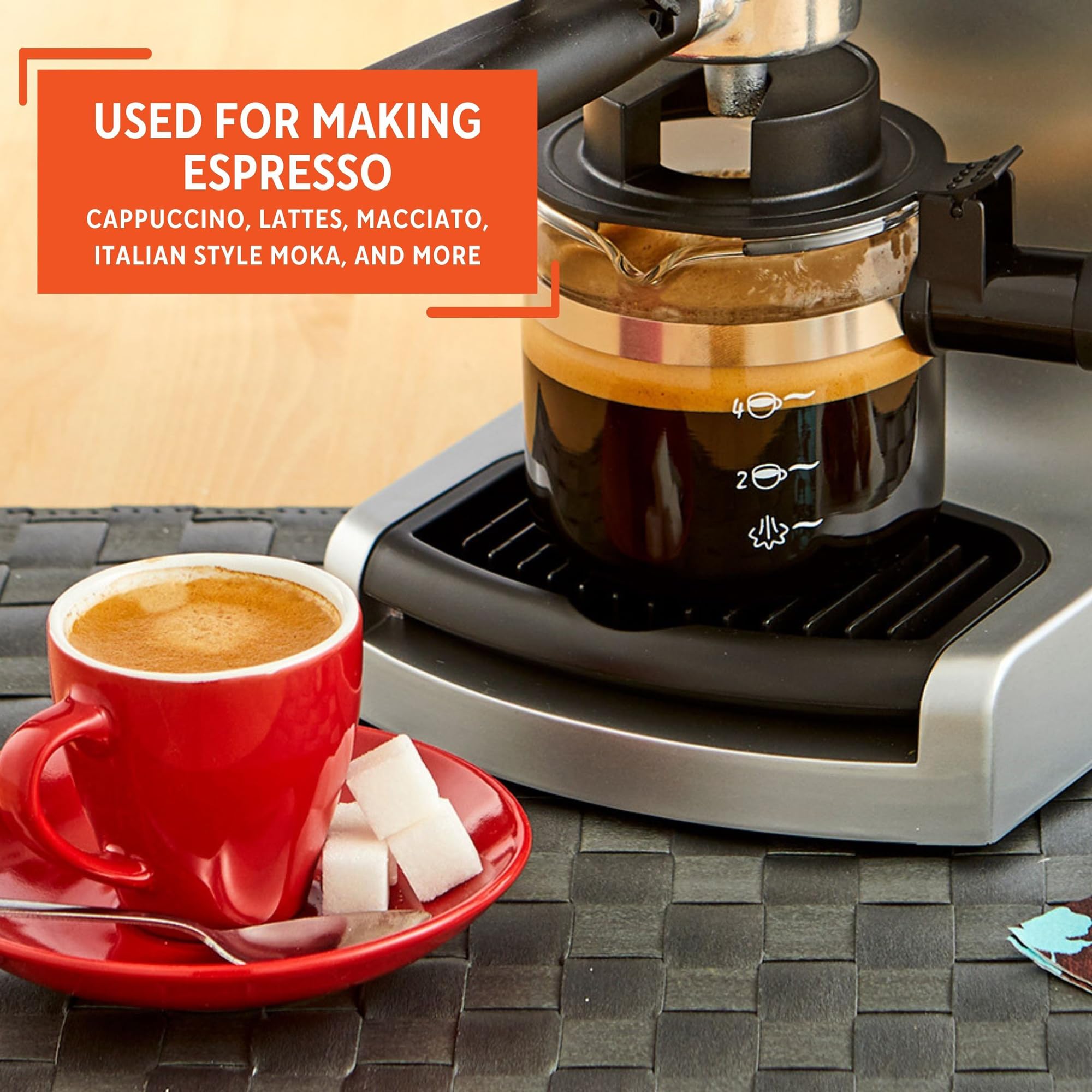 Foto 6 | Jarra De Repuesto Imusa De Vidrio Para 4 Tazas Con Mango Negro - Venta Internacional.