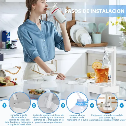 Foto 2 | Bomba Xtellar Dispensadora De Agua Eléctrica Recargable