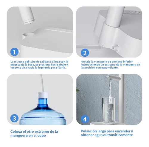 Foto 4 | Bomba Xtellar Dispensadora De Agua Eléctrica Recargable