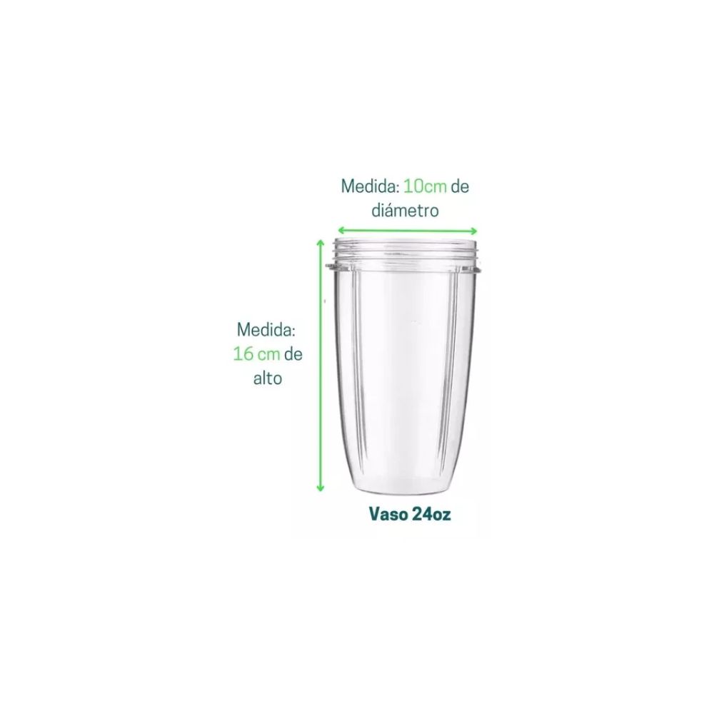 Foto 2 | Vaso para Nutribullet 24 oz con Tapa Portátil