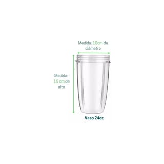 Foto 2 | Vaso para Nutribullet 24 oz con Tapa Portátil