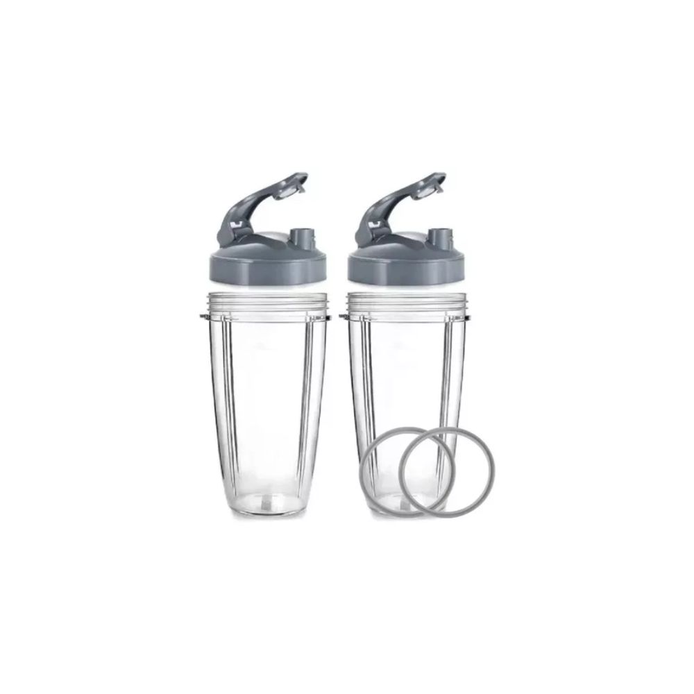 Foto 2 pulgar | Kit de 2 Vasos de 32 Oz + Tapas + Empaques para Nutribullet