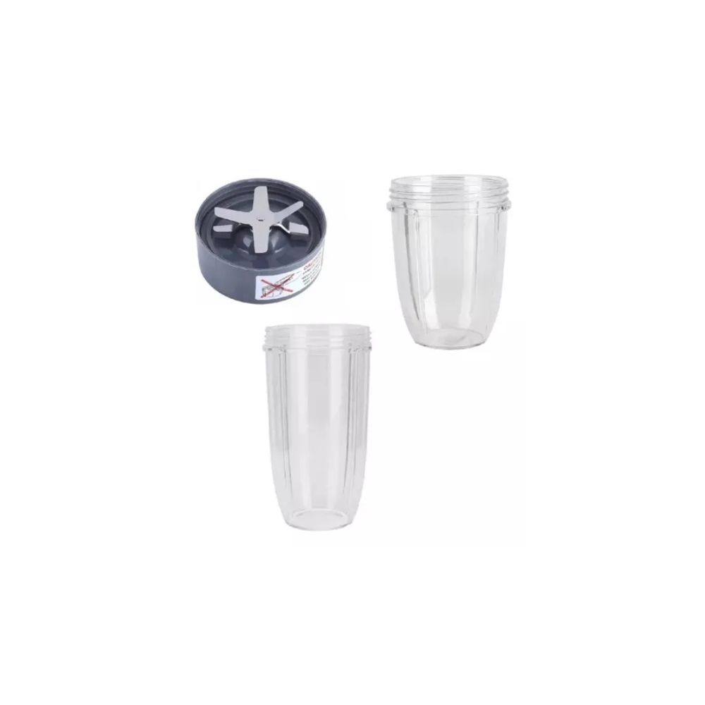 Kit de 2 Vasos + 1 Cuchilla para Nutribullet