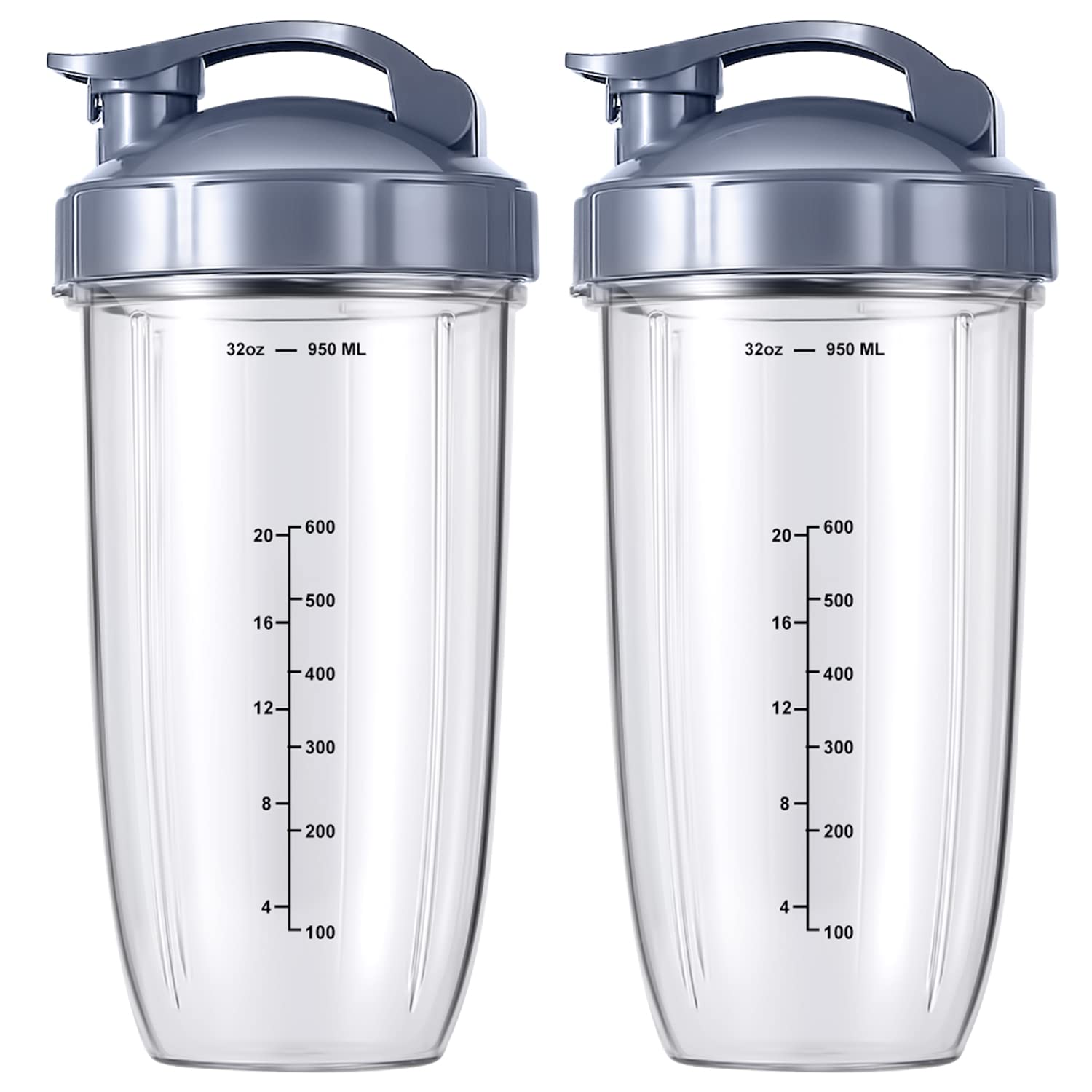 Foto 3 pulgar | Paquete De 2 Vasos De 950 Ml De Repuesto Con Tapa Abatible Para Nutribullet - Venta Internacional.