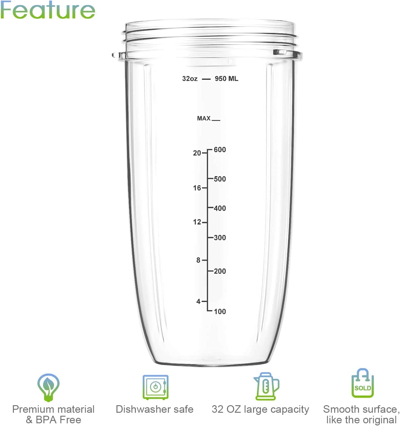Foto 4 pulgar | Blender Nutribullet Cups & Blade 950 Ml - Venta Internacional