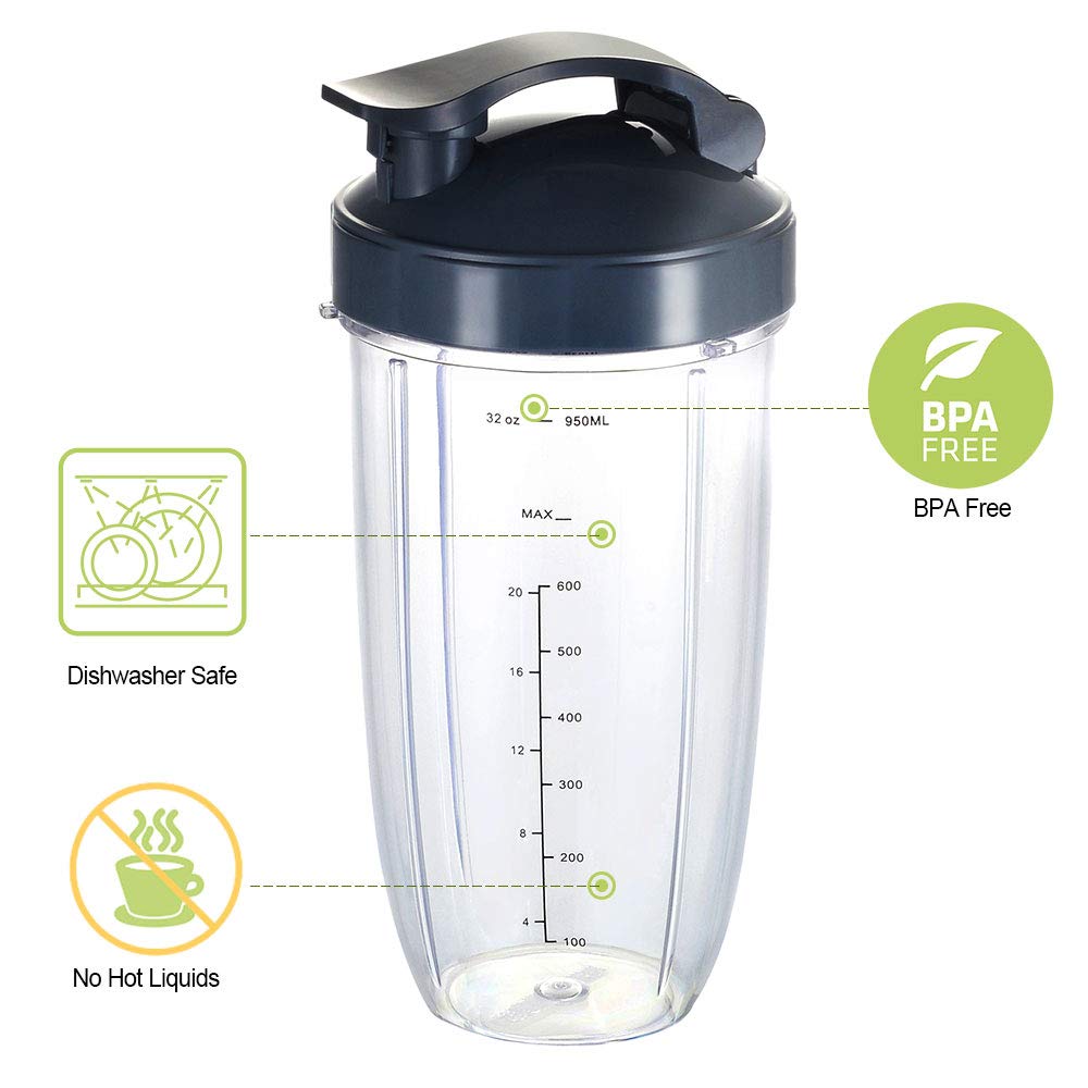 Foto 3 pulgar | Vasos de Repuesto para Nutribullet 600W/900W 6 Piezas- Venta Internacional