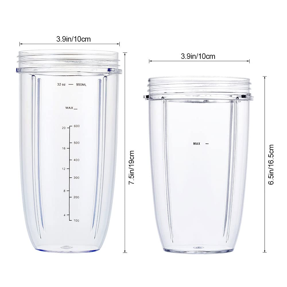 Foto 4 | Vasos de Repuesto para Nutribullet 600W/900W 6 Piezas- Venta Internacional
