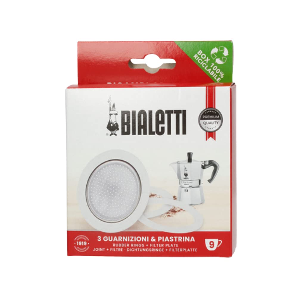 Foto 2 pulgar | Empaques Y Placas Bialetti Bia640310 De Acero Inoxidable, Paquete De 3 Tz.9 - Venta Internacional.