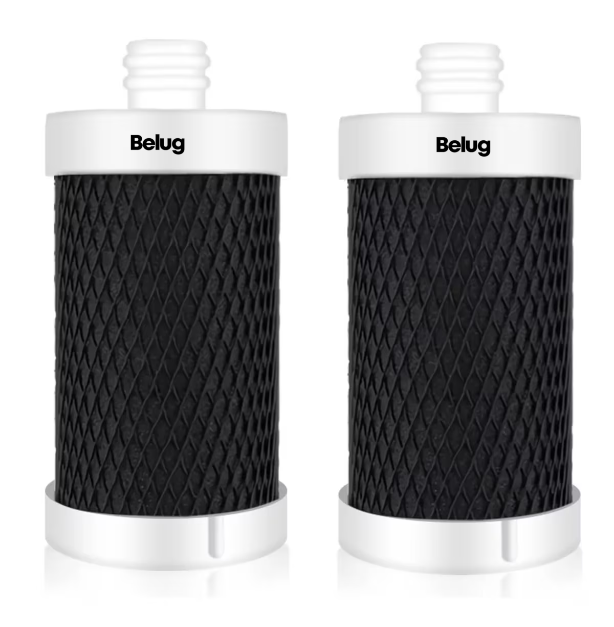 Cartucho Filtrante De Agua Del Grifo 2cartuchos-elimina Cloro Belug Negro/blanco