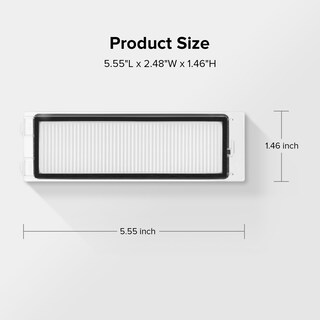 Foto 6 | Paquete De 2 Filtros Lavables Para Robot Aspirador Roborock Q Revo - Venta Internacional.