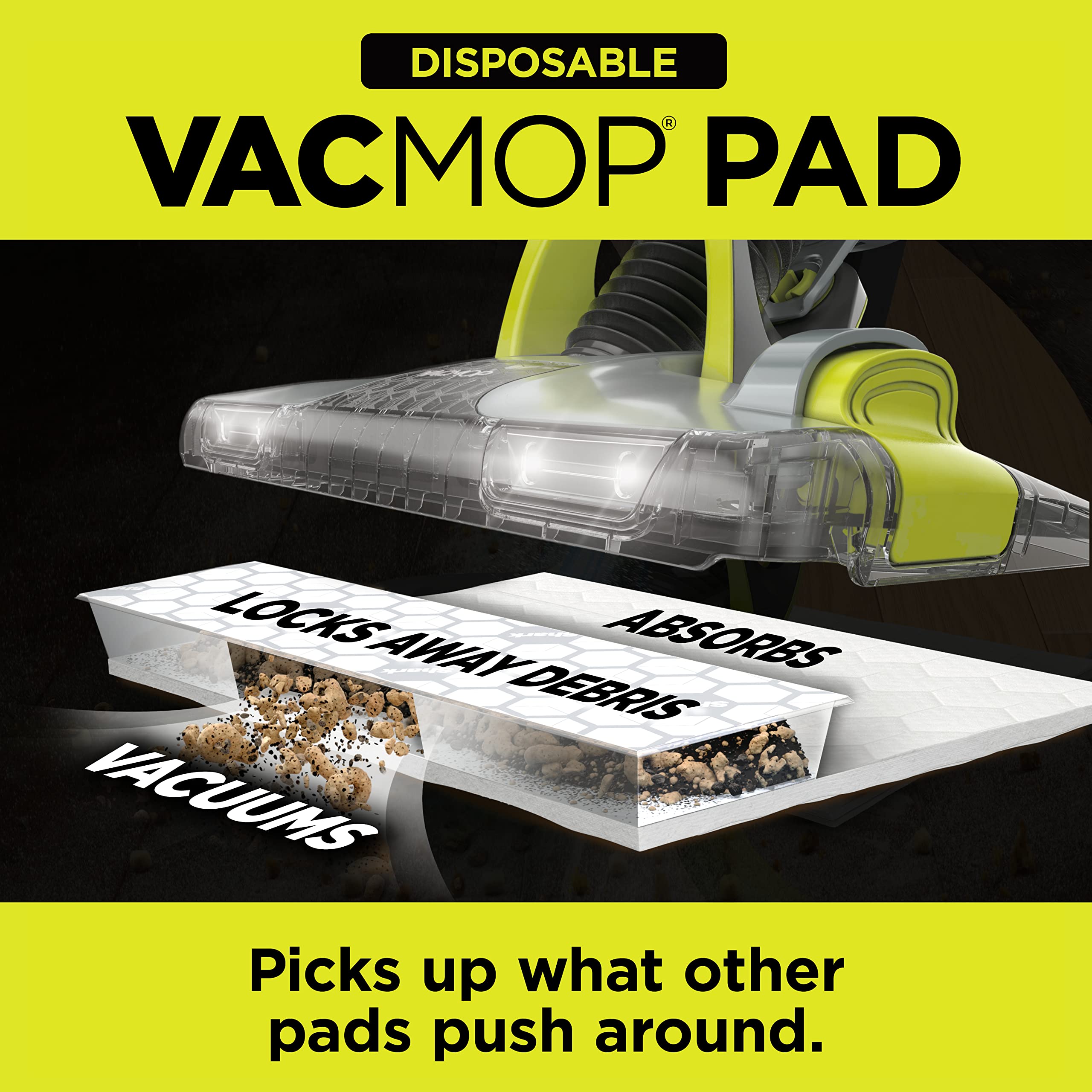 Foto 3 pulgar | Recambios Desechables Para Almohadillas Duras Shark Vacmop Vmp30 - Venta Internacional.