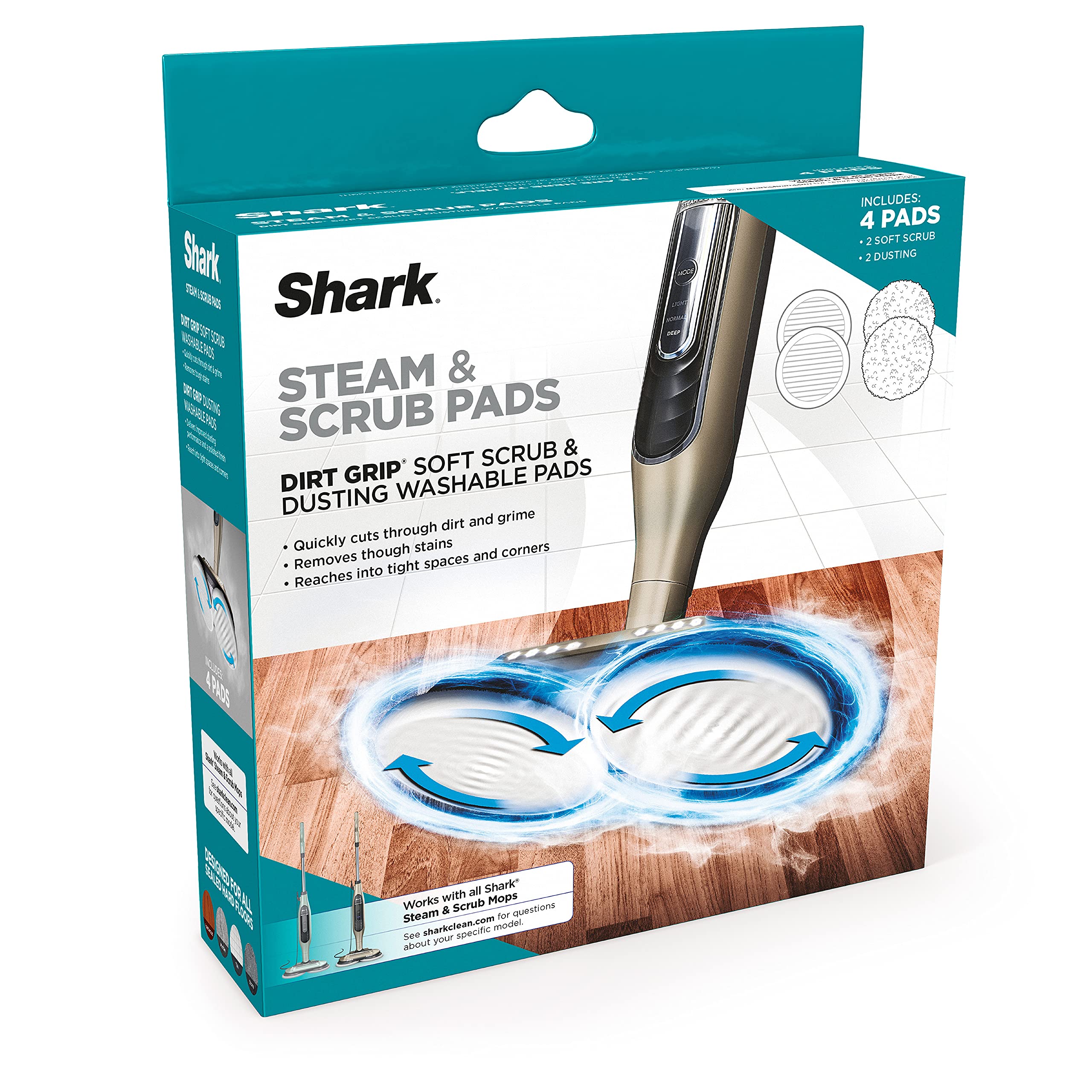 Foto 2 pulgar | Almohadillas De Repuesto Shark Xkitp7000d Soft 2 Steam & Scrub - Venta Internacional.