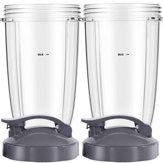 Foto 1 | Vasos Para Batidora Lvainit De 700 Ml Con Tapa Abatible Para Llevar Nutribullet - Venta Internacional.