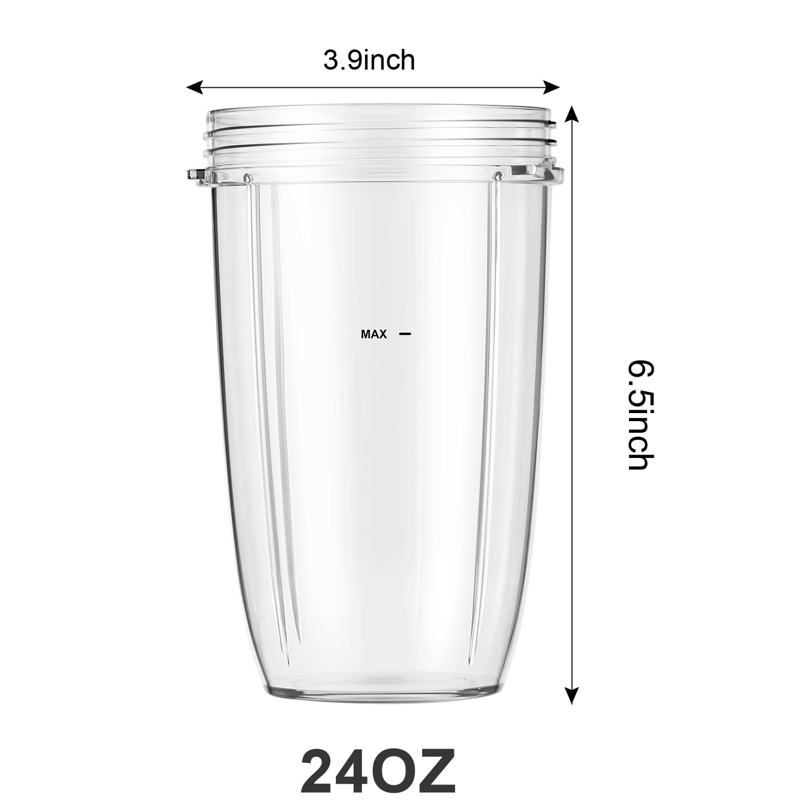 Foto 4 pulgar | Vasos Para Batidora Lvainit De 700 Ml Con Tapa Abatible Para Llevar Nutribullet - Venta Internacional.