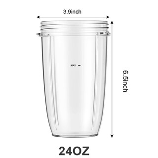 Foto 3 | Vasos Para Batidora Lvainit De 700 Ml Con Tapa Abatible Para Llevar Nutribullet - Venta Internacional.