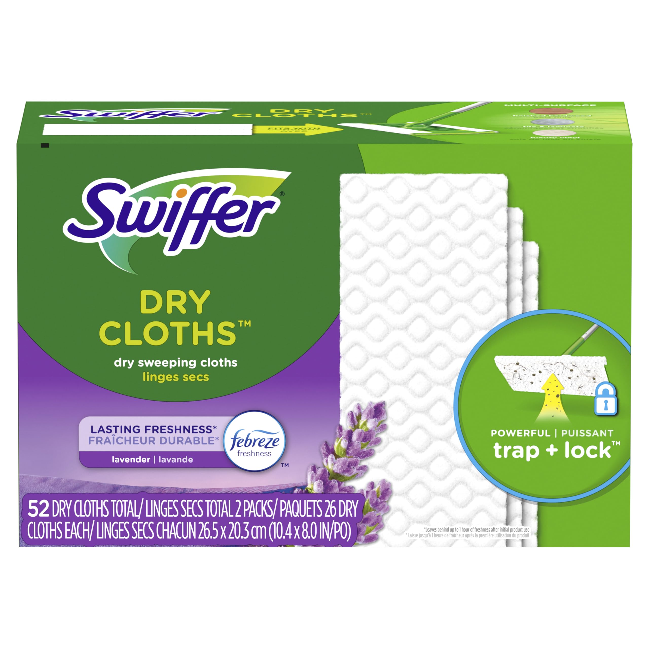Foto 2 pulgar | Recambios Para Almohadilla De Barrido En Seco Swiffer Sweeper  52 Unidades - Venta Internacional.