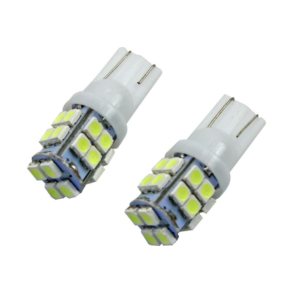 Foto 2 pulgar | Foco T-10 Pellizco 20 Leds Blanco Set 12v