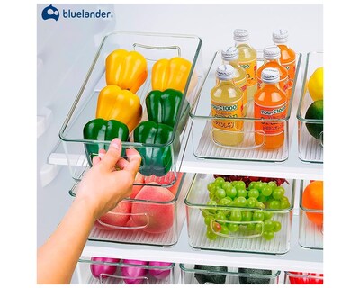 Foto 7 | Set de 8 Organizadores para Refrigerador Bluelander de Acrílico Transparente 25.5 X 15.5 X 7.5 cm