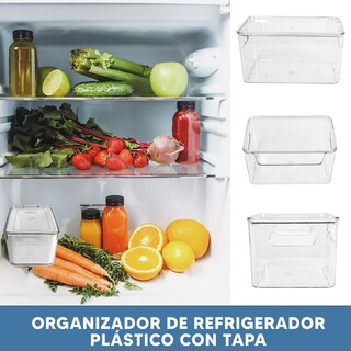 Foto 4 | Organizadores para Refrigerador Jauz Improvement Plástico con Tapa 2 Piezas