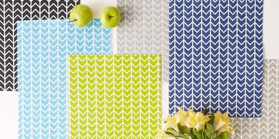 Foto 7 | Cojín no Adhesivo para Refrigerador DII Azul Liner Collection 12x24 Pulgadas 6 Piezas - Venta Internacional