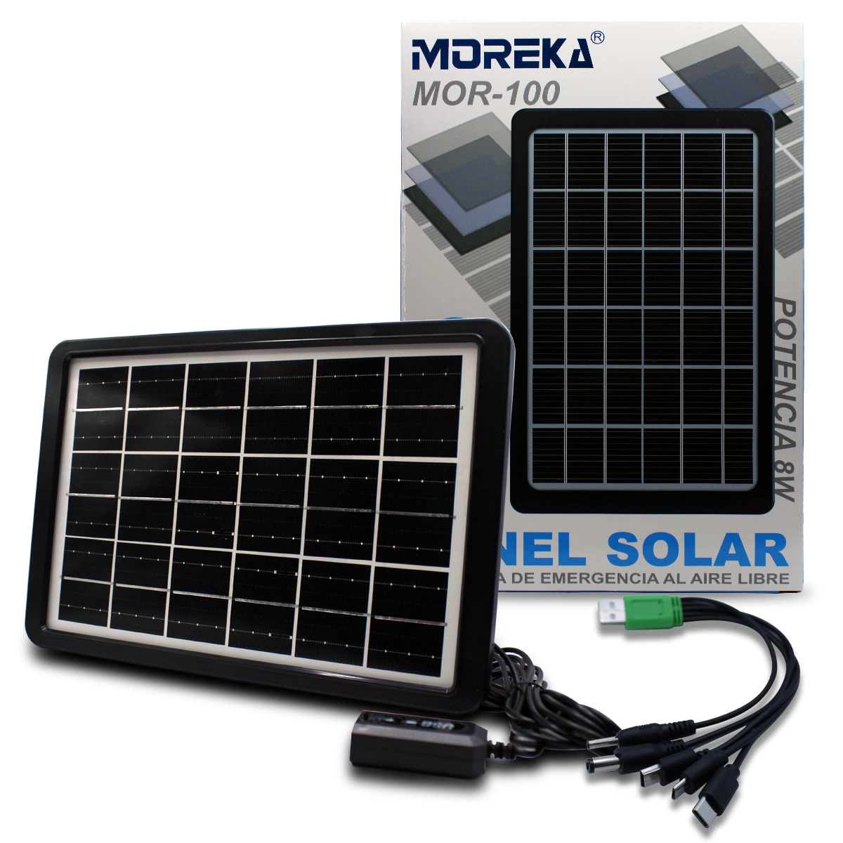 Foto 2 pulgar | Panel Solar Moreka Mor-100 Cargador de Emergencia