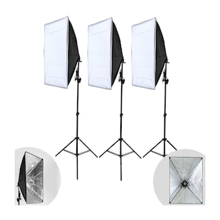 Foto 4 | Kit de Estudio Fotográfico Audiotek Softbox/ Luz/ Soporte/ Ciclorama