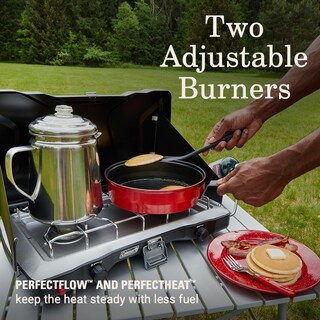 Foto 3 | Estufa Portátil Para Acampar Coleman Triton+ Con 2 Quemadores De Propano - Venta Internacional.