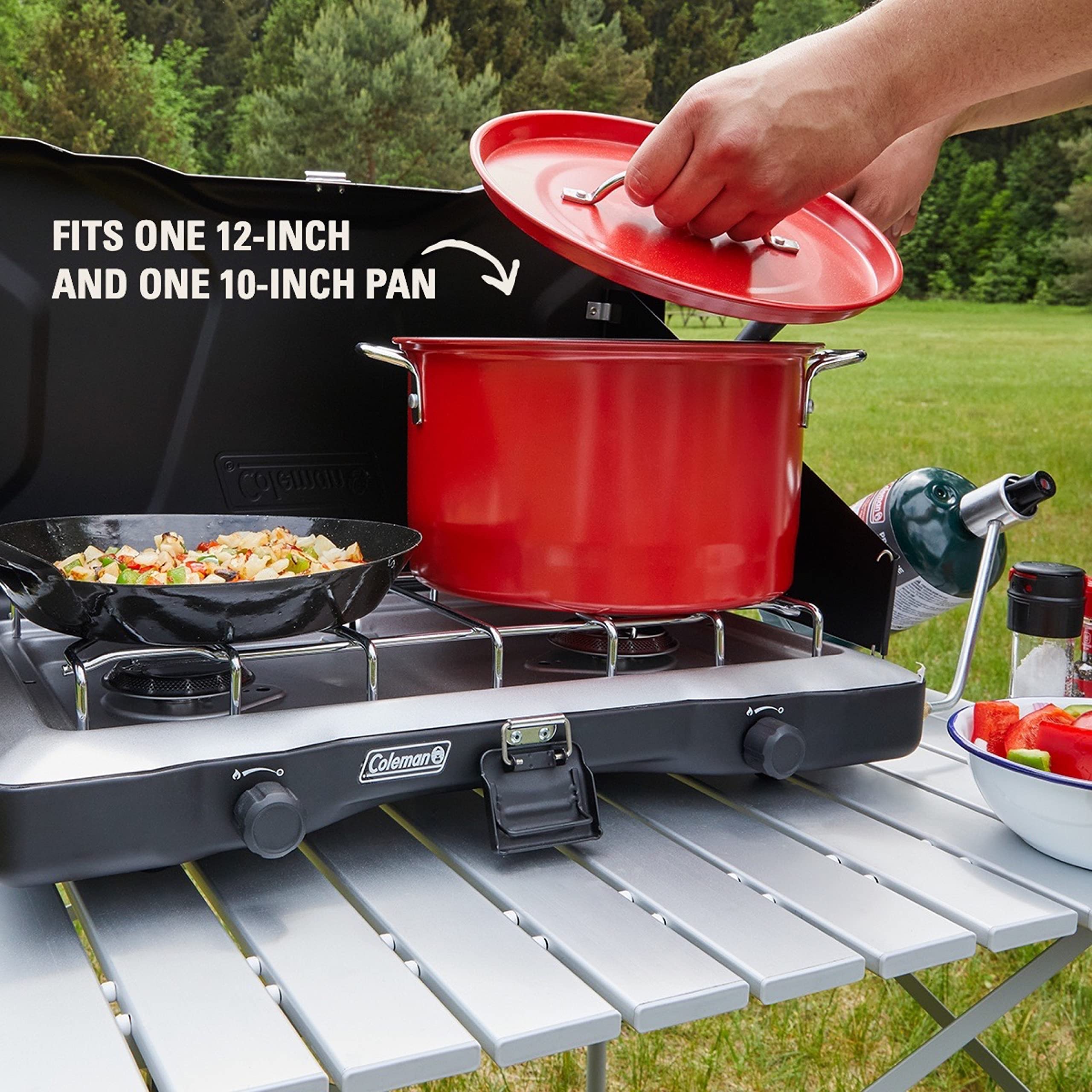 Foto 7 | Estufa Portátil Para Acampar Coleman Triton+ Con 2 Quemadores De Propano - Venta Internacional.