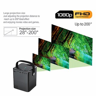 Foto 4 | Mini Proyector Led Portátil C500 Home Hd De 2000 Lúmenes - Venta Internacional.