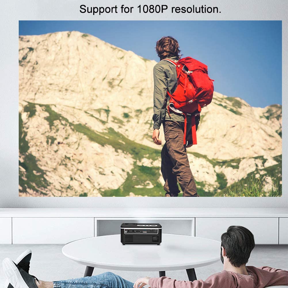 Miniproyector Doméstico S361 Minity Portable Led 1080p Negro - Venta Internacional. $4,107