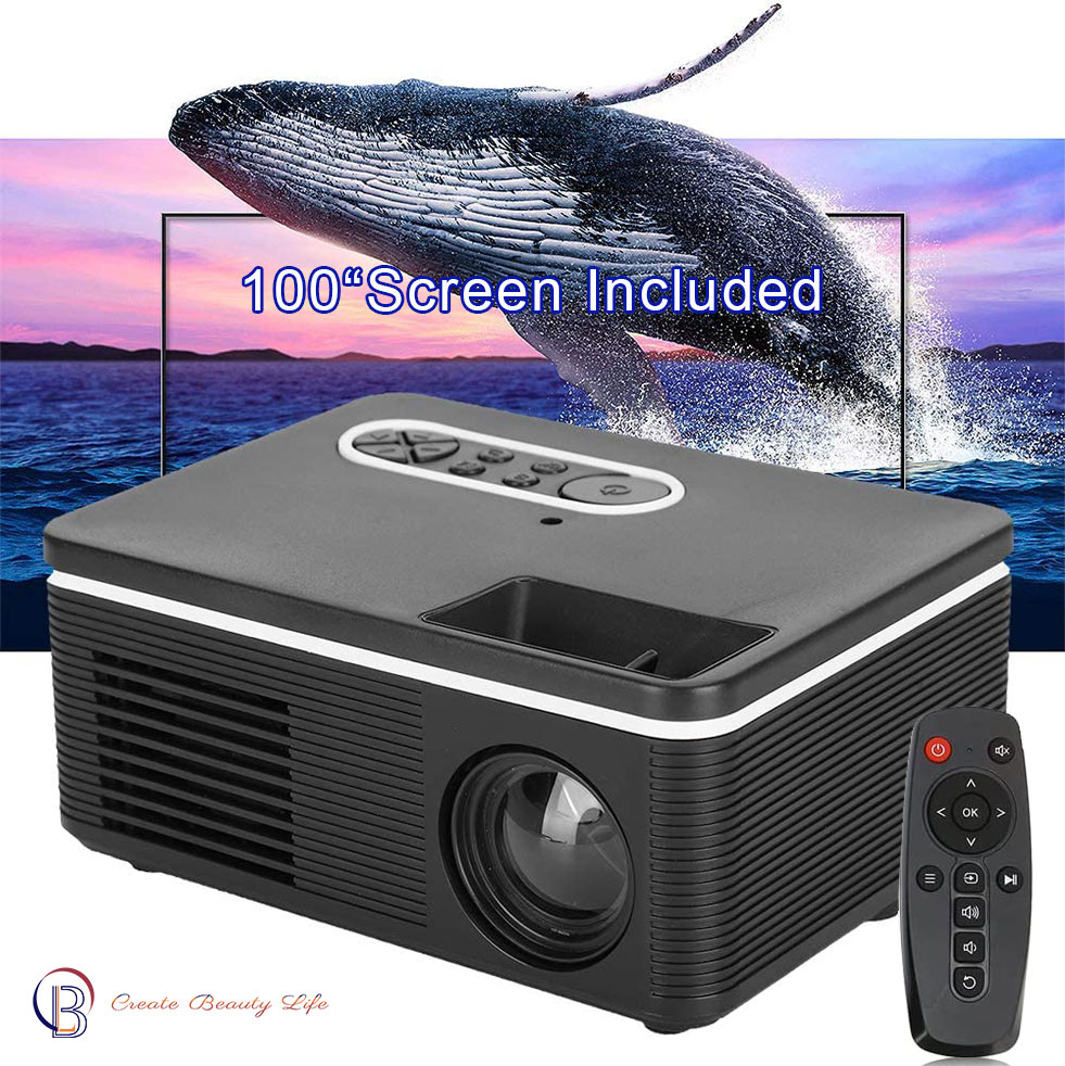 Foto 6 pulgar | Proyector Hd 1080p Mini S361 Con Pantalla De 100 Pulgadas Para Niños - Venta Internacional.