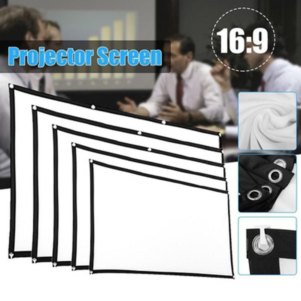 Foto 6 pulgar | Cortina Suave Para Proyector, Simple, Plegable, Portátil, De Poliéster - Venta Internacional.