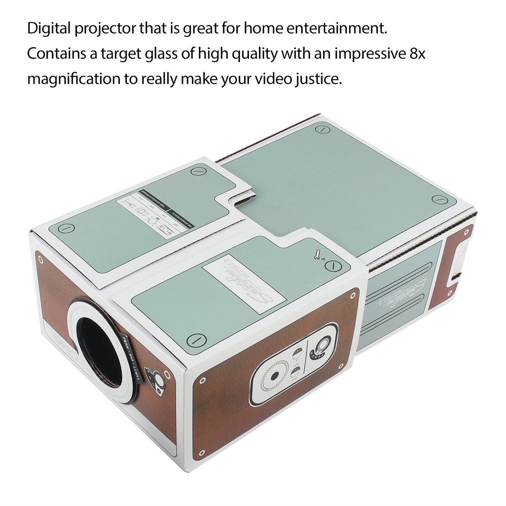 Foto 3 pulgar | Proyector Digital De Entretenimiento Doméstico Para Teléfonos Inteligentes - Venta Internacional.