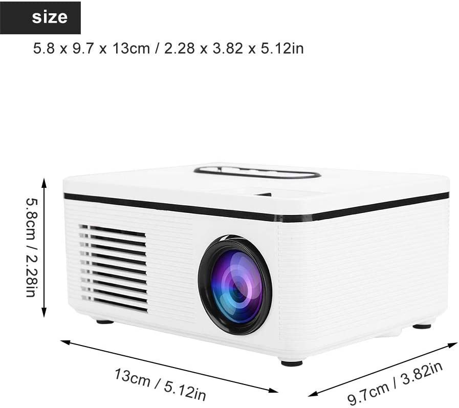 Projector Home S361 Mini Led 1080p Portátil 508g Negro - Venta Internacional.