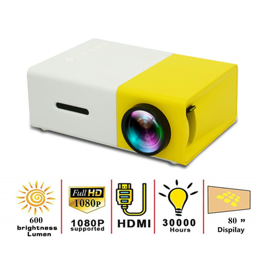 Miniproyector Hd 1080p Led Con Pantalla De 80 Pulgadas Hdmi Usb - Venta Internacional.