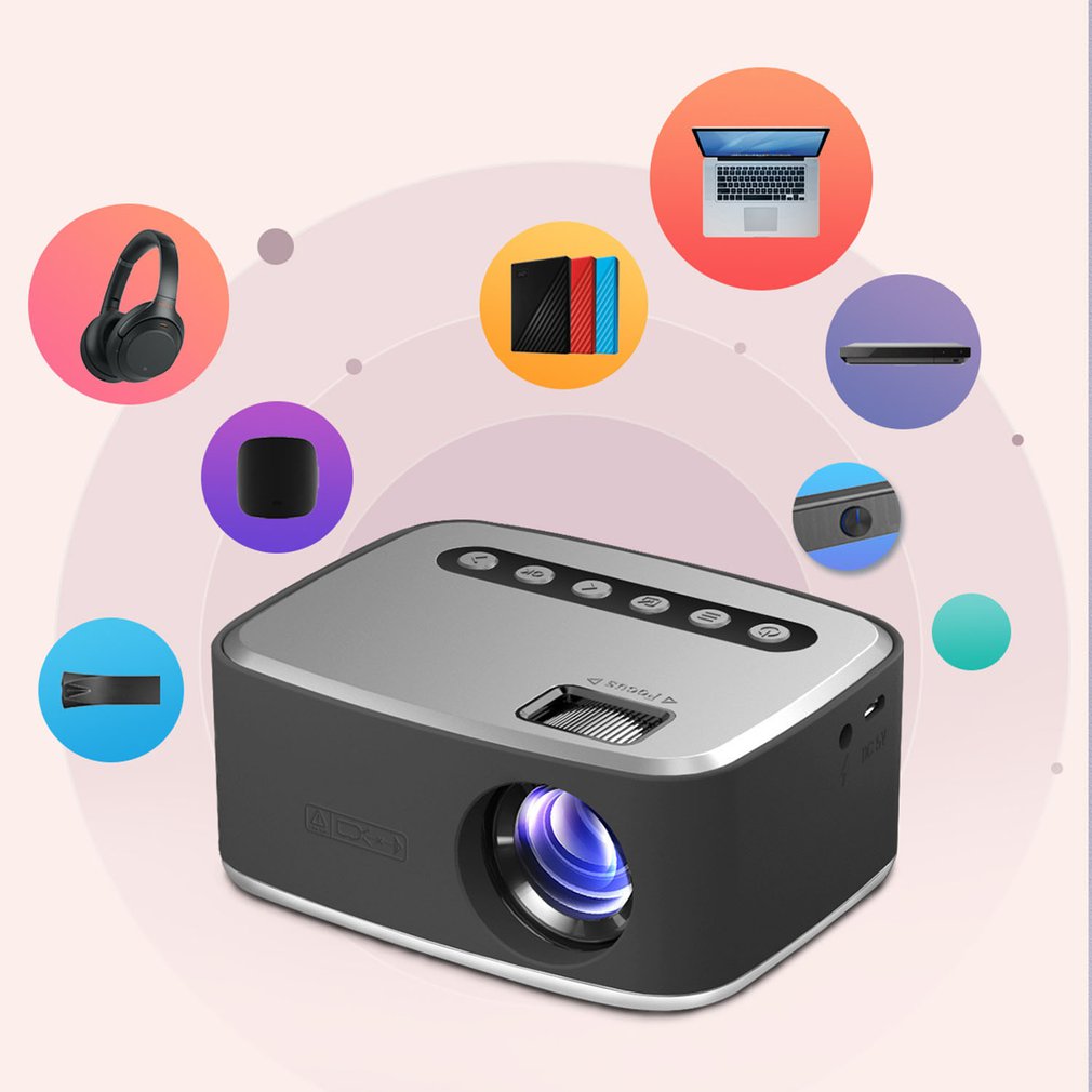 Foto 2 pulgar | Mini Proyector Led 320x240 Píxeles 1080p Hdmi Usb Audio - Venta Internacional.