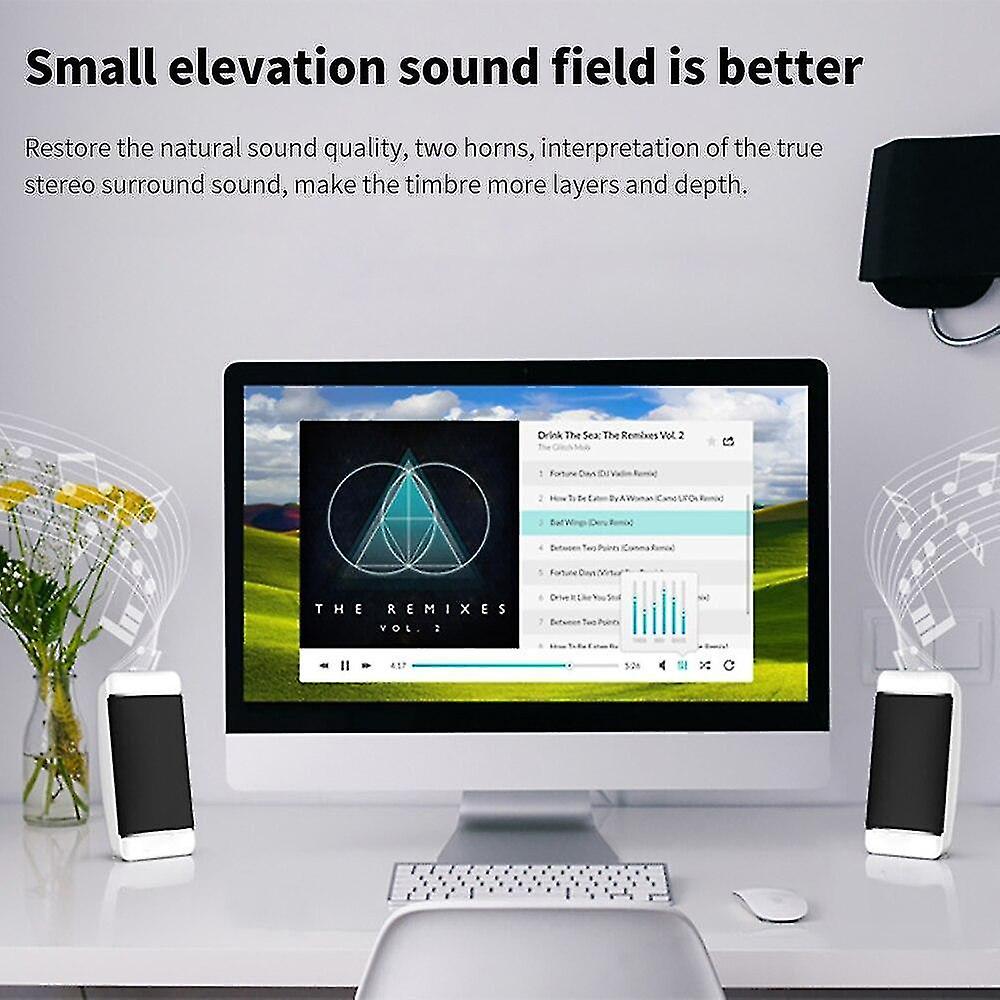 Foto 4 pulgar | Altavoz Estéreo R Mu Deep Bass Para Pc Portátil - Venta Internacional.