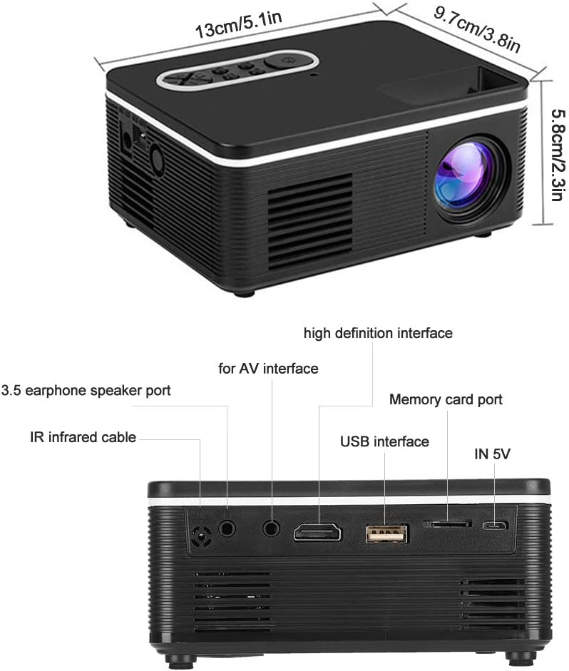Foto 3 pulgar | Mini Proyector Doméstico S361, Proyector Led Portátil Minity - Venta Internacional.