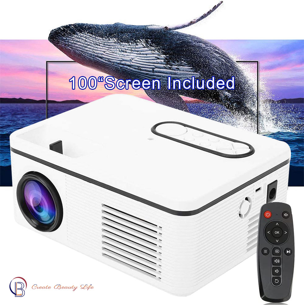 Foto 6 pulgar | Proyector Hd 1080p Mini S361 Con Pantalla De 100 Pulgadas Para Niños - Venta Internacional.
