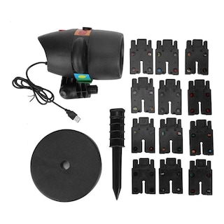 Foto 2 | Proyector Láser Para Navidad, Halloween, Con 12 Tarjetas - Venta Internacional.