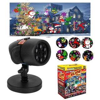 Foto 1 | Fiesta De Halloween De Navidad Con Proyector Láser Con 12 Tarjetas - Venta Internacional.