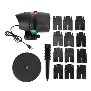 Foto 5 | Fiesta De Halloween De Navidad Con Proyector Láser Con 12 Tarjetas - Venta Internacional.