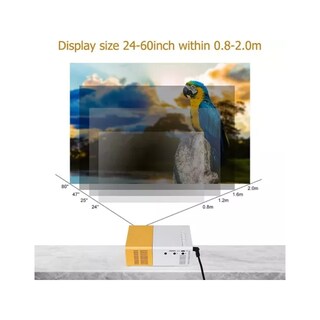 Foto 1 | Proyector Portátil Mini Hdmi Vga Usb Sd Rca Altavoz Led - Venta Internacional.
