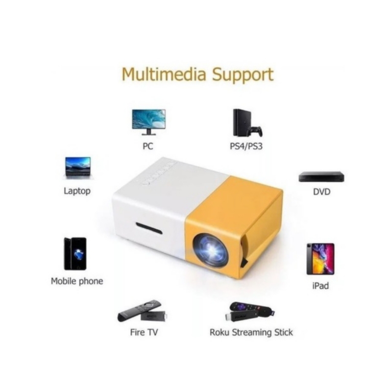 Foto 3 pulgar | Mini Proyector Portátil Lcd 1080p Full Hd 600 Lúmenes - Venta Internacional.