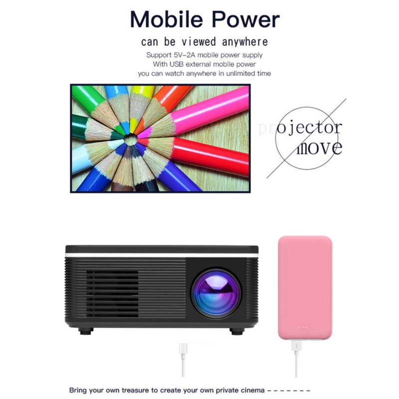 Foto 3 pulgar | Proyector S361 Mini Led Portátil 1080p 1000 Lúmenes Con Batería - Venta Internacional.
