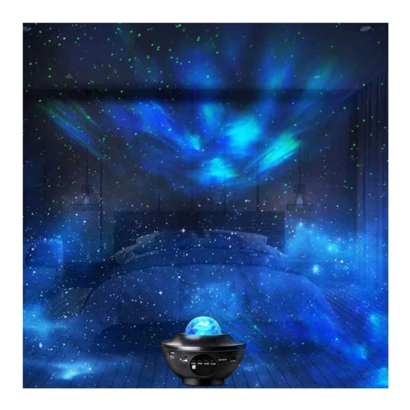 Foto 4 pulgar | Proyector Galaxy Multicolor Para Dormitorio Con Altavoz Bluetooth - Venta Internacional.