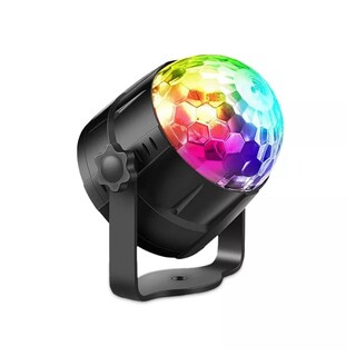 Foto 2 | Proyector Multicolor con Efecto de Disco Giratorio de 3 w - Venta Internacional