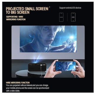 Foto 2 | Mini Proyector Led Y Reproductor De Video De Cine En Casa - Venta Internacional