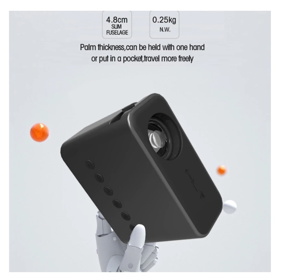 Foto 4 pulgar | Mini Proyector Led Y Reproductor De Video De Cine En Casa - Venta Internacional